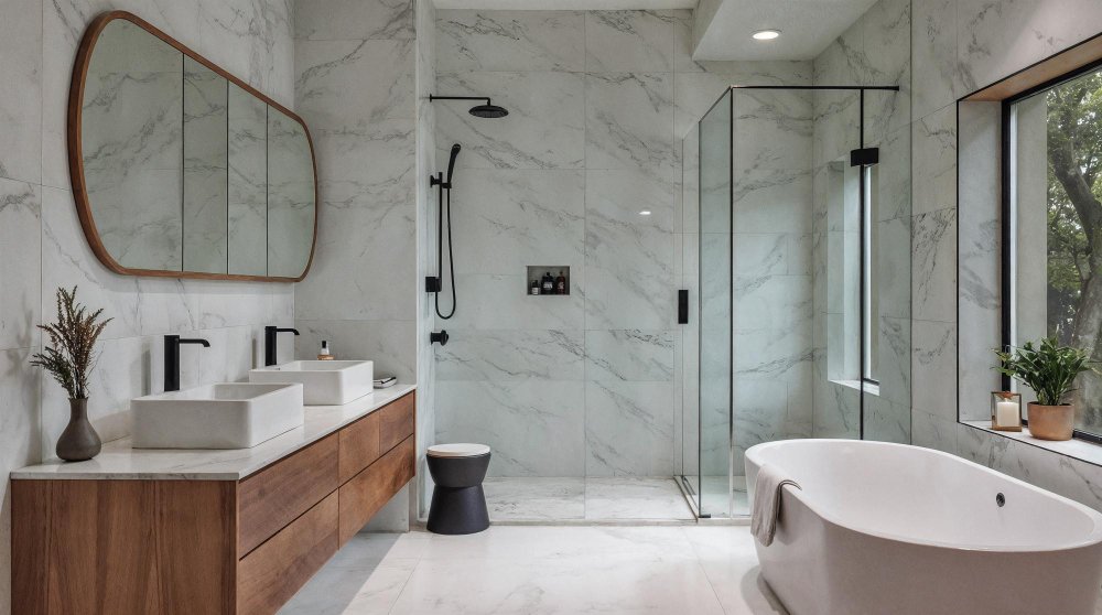 walk-in shower remodeling